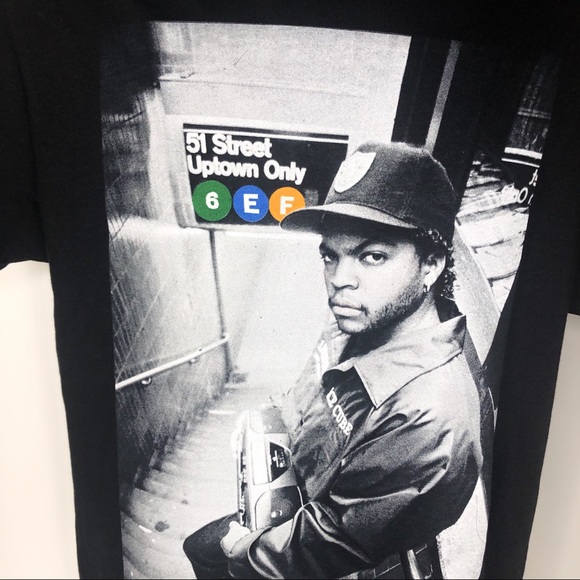 Ice Cube “NYC SUBWAY” T-Shirt Tee Vintage Medium - Picture 3 of 5